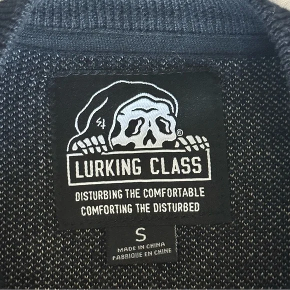 Lurking Class Sketchy Tank Black Spider Sweater Womens Small Grunge Punk Skater - Picture 7 of 12
